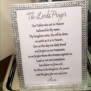 Photo frame 5x7, The Lord’s Prayer